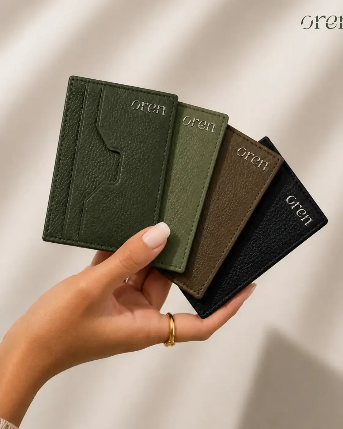 Oren leather card wallets