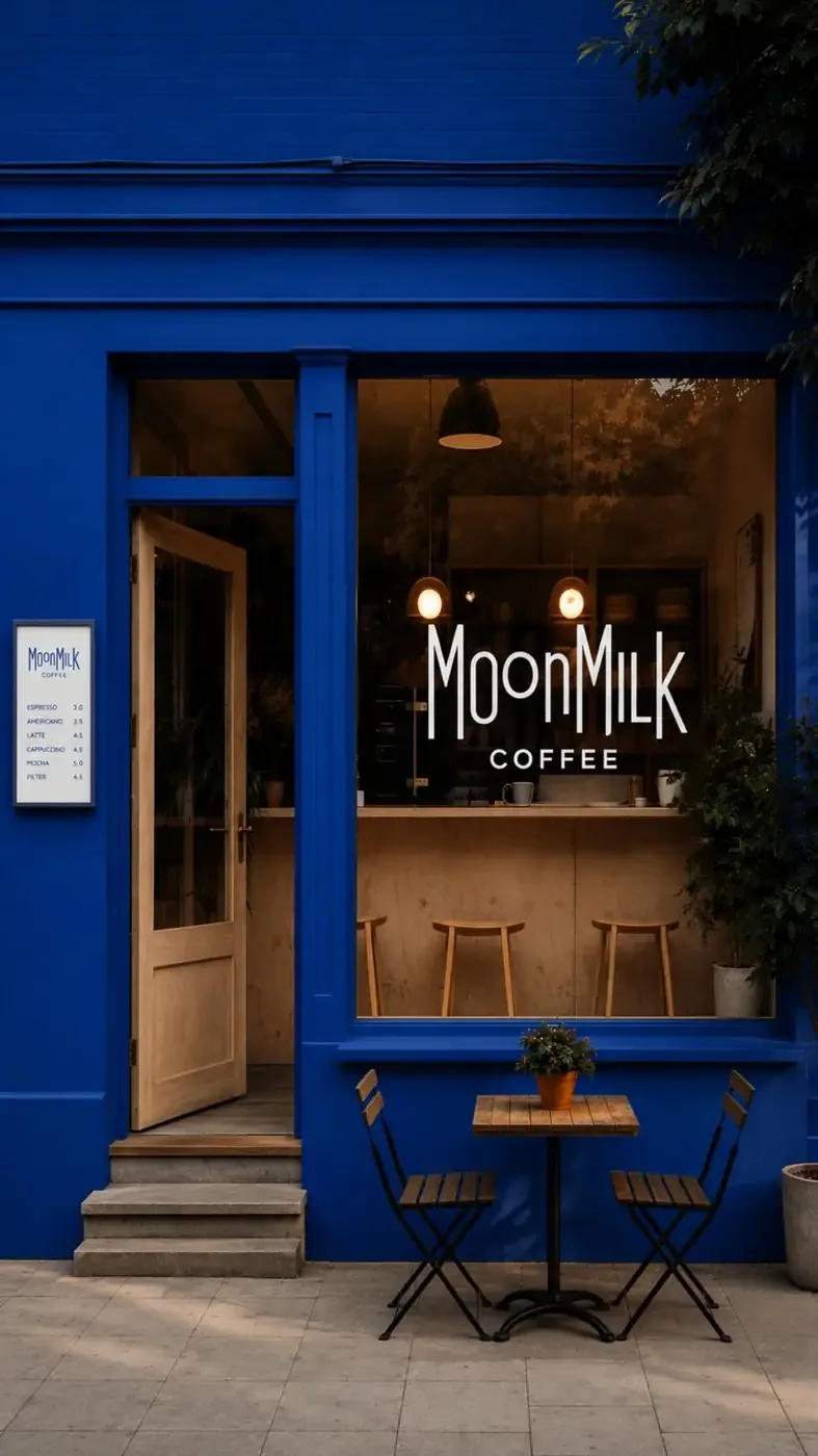 MoonMilk Coffee mockup