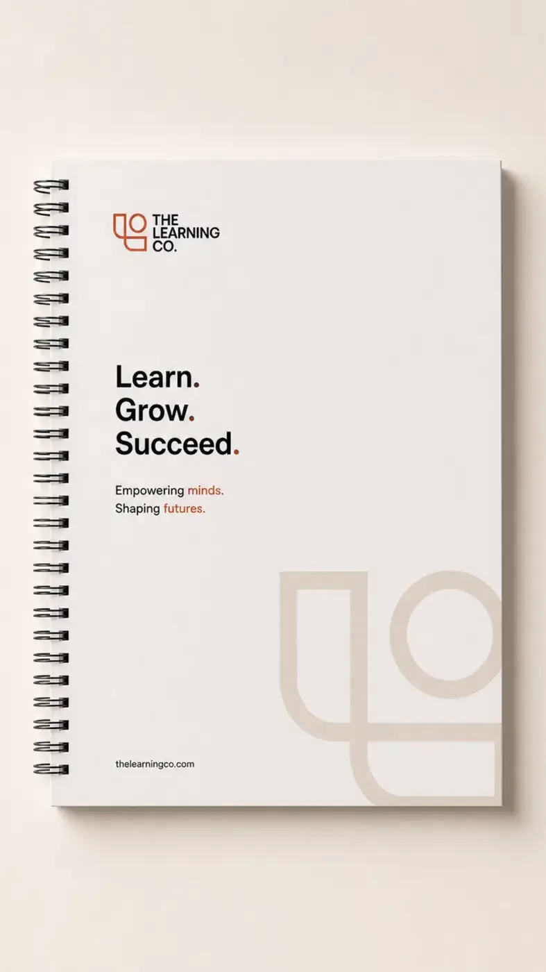 Subject notebooks for Mathematics, Physics, Chemistry, History and Literature with line illustrations